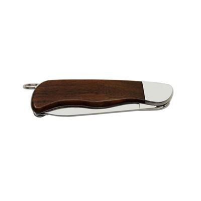 Knive 2AK/KP clasped HIKER with lock stainless steel from wood