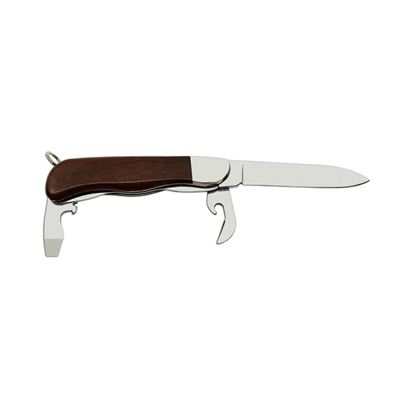 Knive 3AK/KP clasped HIKER with lock stainless steel from wood