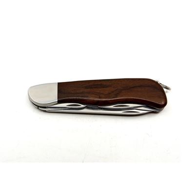 Knive 3AK/KP clasped HIKER with lock stainless steel from wood