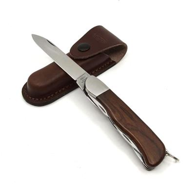 Knive 3AK/KP clasped HIKER with lock stainless steel from wood