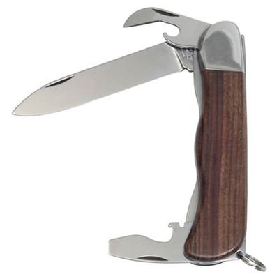 Knive 3AK/KP clasped HIKER with lock stainless steel from wood