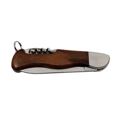 Knive 5AK/KP clasped HIKER with lock stainless steel from wood