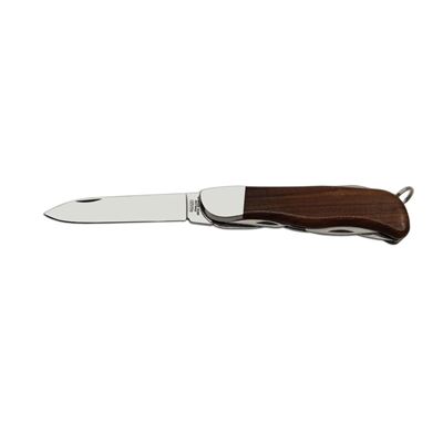 Knive 5BK/KP clasped HIKER with lock stainless steel from wood