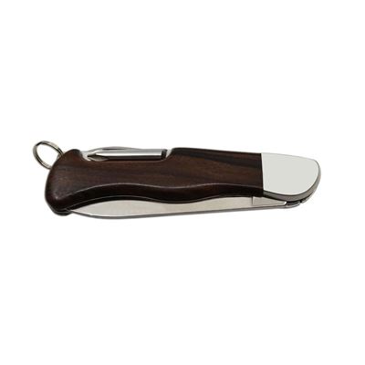 Knive 5BK/KP clasped HIKER with lock stainless steel from wood