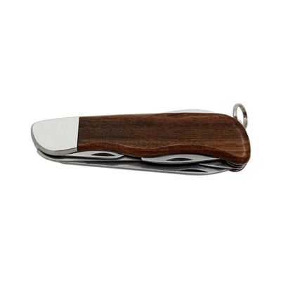 Knive 6BK/KP clasped HIKER with lock stainless steel from wood