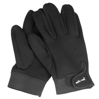 Gloves 3 mm short NEOPRENE BLACK