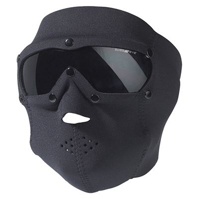 Mask with glasses SWAT PRO BLACK neoprene