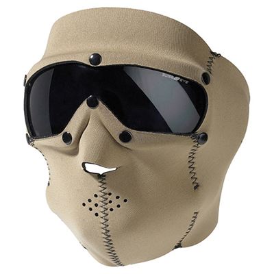 Mask with glasses SWAT PRO neoprene KHAKI