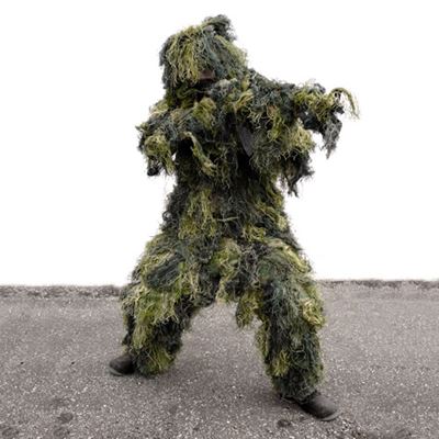 Disguise camouflage Ghillie Suit WOODLAND 4pcs