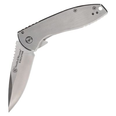 Set folding knife + flask + funnel