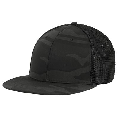 TRUCKER Cap MIDNIGHT BLACK CAMO