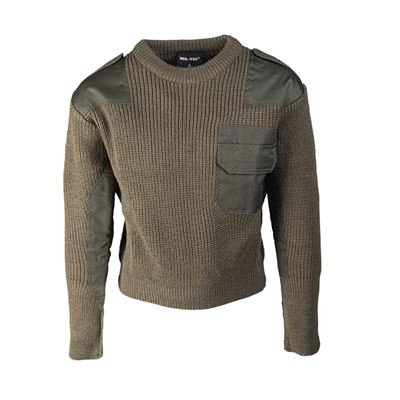 Children sweater with pocket OLIVE COMMANDO
