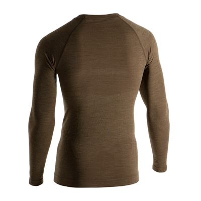 Merino Seamless Long-Sleeved T-shirt STONEGREY OLIVE CLAWGEAR 1204930-20 2