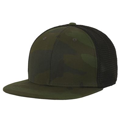 TRUCKER Cap MIDNIGHT WOODLAND CAMO