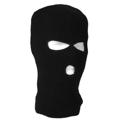 BALACLAVA with 3 holes BLACK