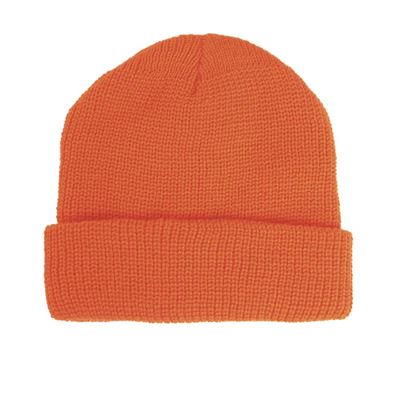 Knitted hat polyacryl ORANGE