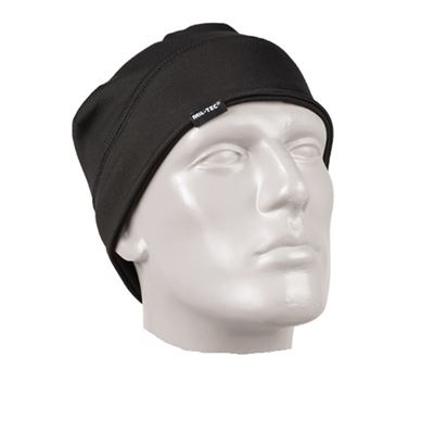 Beanie ELASTIC FLEECE BLACK