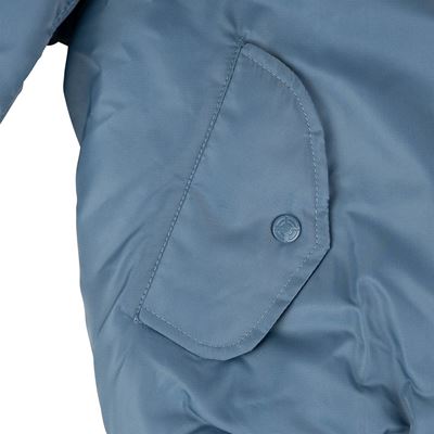US MA1 BOMBER Vintage Denim Pilot Jacket LIGHT BLUE FOSTEX 1214011-VD 10