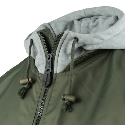 Hooded bomber jacket MA-1 OLIV