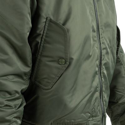 Hooded bomber jacket MA-1 OLIV