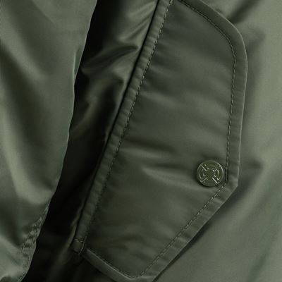 Hooded bomber jacket MA-1 OLIV