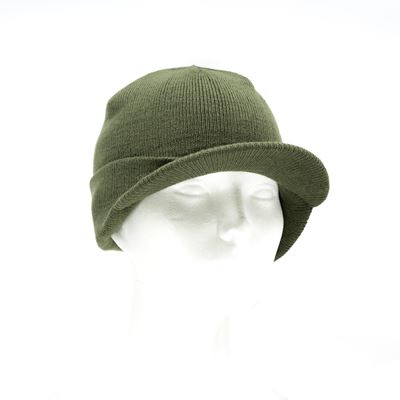 U.S. GI knitted hat polyacryl OLIVE