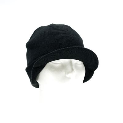 U.S. GI knitted hat polyacryl BLACK