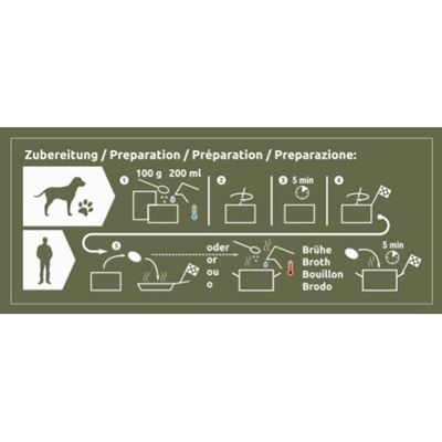 Food Ration FOOD-4DOX 2 servings 200 g CONVAR™ Feldküche 121620 4