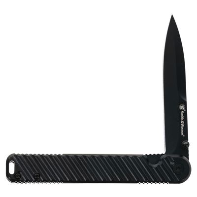 Knife folding EXECUTIVE smooth blade BLACK