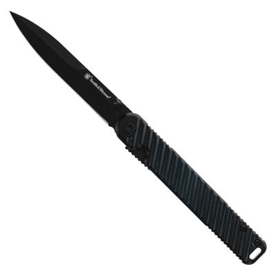 Knife folding EXECUTIVE smooth blade BLACK