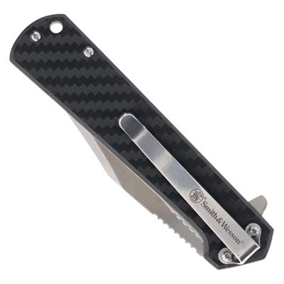 Set of folding knife and money clip