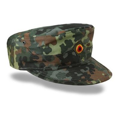 BW hat with visor orig. Flecktarn