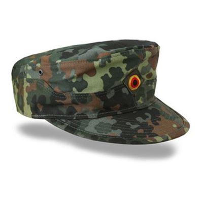 BW Heer hat with visor orig. Flecktarn