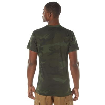 T-Shirt extended Moisture Wicking MIDNIGHT WOODLAND CAMO