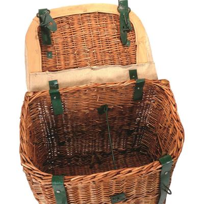 Wicker Baskets for Carrying Saddle Used