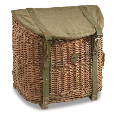 Wicker Baskets for Carrying Saddle Used