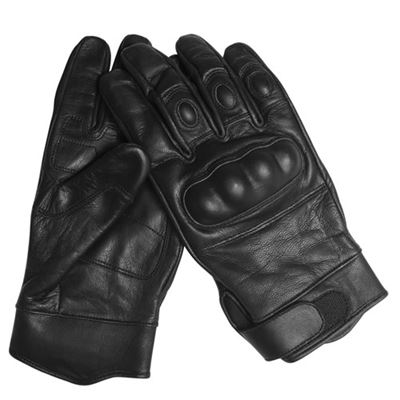 TACTITAL Leather Gloves BLACK