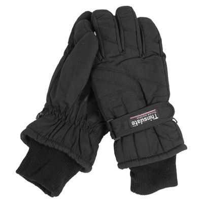 Gloves Thinsulate ™ insulated BLACK