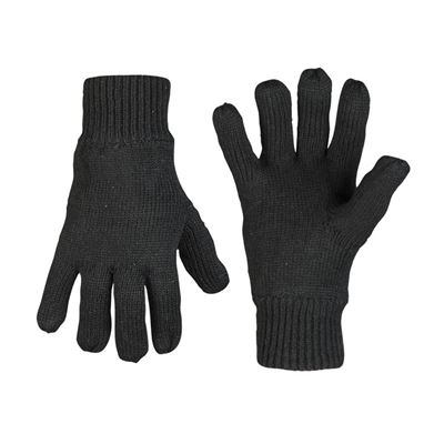 Gloves Thinsulate ™ Knitted BLACK