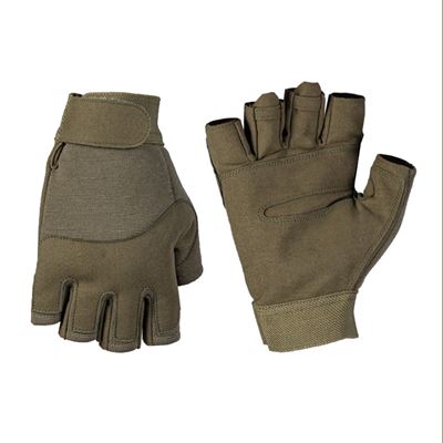 Gloves ARMY fingerless OLIVE