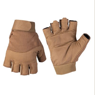 Gloves ARMY fingerless COYOTE