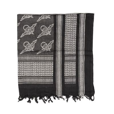Scarf SHEMAG PARATROOPER BLACK/WHITE