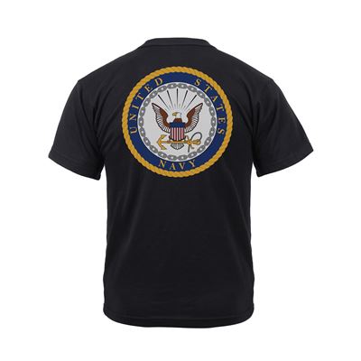 T-Shirt US NAVY VETERAN BLACK