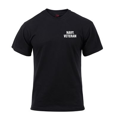 T-Shirt US NAVY VETERAN BLACK