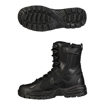PATROL shoes with zipper BLACK