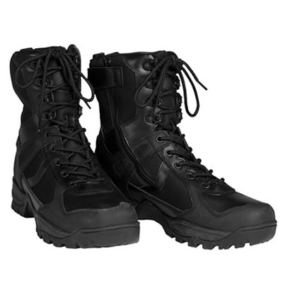 PATROL shoes with zipper BLACK