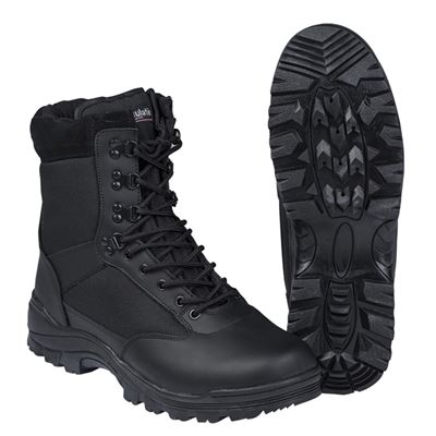 SWAT high black boots