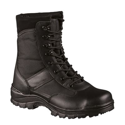 SECURITY high black boots