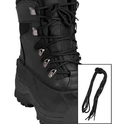 Shoelaces 220 cm BLACK