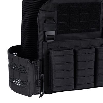 QR Plate Carrier Lasercut BLACK